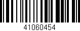 Código de barras (EAN, GTIN, SKU, ISBN): '41060454'