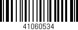Código de barras (EAN, GTIN, SKU, ISBN): '41060534'