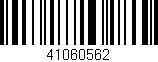 Código de barras (EAN, GTIN, SKU, ISBN): '41060562'