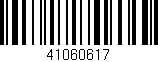Código de barras (EAN, GTIN, SKU, ISBN): '41060617'