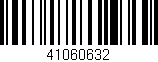 Código de barras (EAN, GTIN, SKU, ISBN): '41060632'