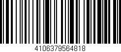 Código de barras (EAN, GTIN, SKU, ISBN): '4106379564818'