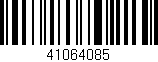 Código de barras (EAN, GTIN, SKU, ISBN): '41064085'