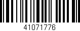 Código de barras (EAN, GTIN, SKU, ISBN): '41071776'