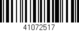 Código de barras (EAN, GTIN, SKU, ISBN): '41072517'