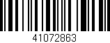 Código de barras (EAN, GTIN, SKU, ISBN): '41072863'