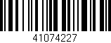 Código de barras (EAN, GTIN, SKU, ISBN): '41074227'