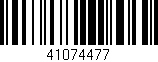 Código de barras (EAN, GTIN, SKU, ISBN): '41074477'