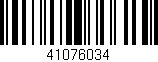 Código de barras (EAN, GTIN, SKU, ISBN): '41076034'