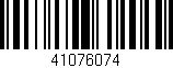 Código de barras (EAN, GTIN, SKU, ISBN): '41076074'
