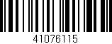 Código de barras (EAN, GTIN, SKU, ISBN): '41076115'
