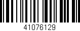 Código de barras (EAN, GTIN, SKU, ISBN): '41076129'
