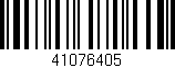 Código de barras (EAN, GTIN, SKU, ISBN): '41076405'