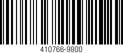 Código de barras (EAN, GTIN, SKU, ISBN): '410766-9800'
