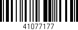 Código de barras (EAN, GTIN, SKU, ISBN): '41077177'