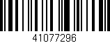 Código de barras (EAN, GTIN, SKU, ISBN): '41077296'