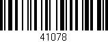 Código de barras (EAN, GTIN, SKU, ISBN): '41078'