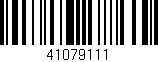 Código de barras (EAN, GTIN, SKU, ISBN): '41079111'