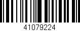 Código de barras (EAN, GTIN, SKU, ISBN): '41079224'