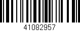 Código de barras (EAN, GTIN, SKU, ISBN): '41082957'