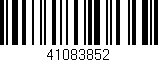 Código de barras (EAN, GTIN, SKU, ISBN): '41083852'
