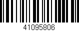 Código de barras (EAN, GTIN, SKU, ISBN): '41095806'