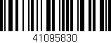 Código de barras (EAN, GTIN, SKU, ISBN): '41095830'