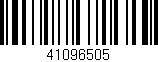 Código de barras (EAN, GTIN, SKU, ISBN): '41096505'