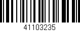 Código de barras (EAN, GTIN, SKU, ISBN): '41103235'