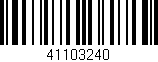 Código de barras (EAN, GTIN, SKU, ISBN): '41103240'