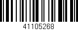 Código de barras (EAN, GTIN, SKU, ISBN): '41105268'