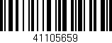 Código de barras (EAN, GTIN, SKU, ISBN): '41105659'