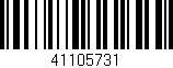 Código de barras (EAN, GTIN, SKU, ISBN): '41105731'
