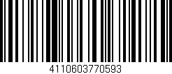 Código de barras (EAN, GTIN, SKU, ISBN): '4110603770593'