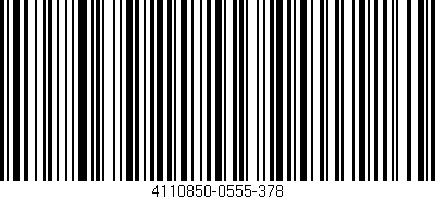 Código de barras (EAN, GTIN, SKU, ISBN): '4110850-0555-378'