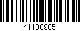 Código de barras (EAN, GTIN, SKU, ISBN): '41108985'