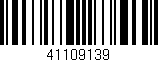 Código de barras (EAN, GTIN, SKU, ISBN): '41109139'