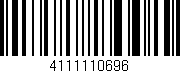 Código de barras (EAN, GTIN, SKU, ISBN): '4111110696'