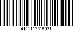 Código de barras (EAN, GTIN, SKU, ISBN): '4111117015071'
