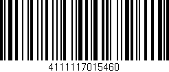 Código de barras (EAN, GTIN, SKU, ISBN): '4111117015460'