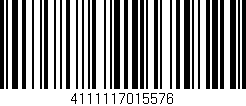 Código de barras (EAN, GTIN, SKU, ISBN): '4111117015576'