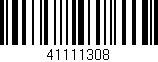 Código de barras (EAN, GTIN, SKU, ISBN): '41111308'