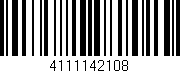 Código de barras (EAN, GTIN, SKU, ISBN): '4111142108'