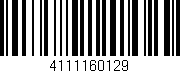 Código de barras (EAN, GTIN, SKU, ISBN): '4111160129'