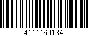 Código de barras (EAN, GTIN, SKU, ISBN): '4111160134'