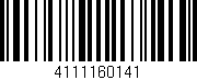 Código de barras (EAN, GTIN, SKU, ISBN): '4111160141'