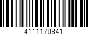Código de barras (EAN, GTIN, SKU, ISBN): '4111170841'