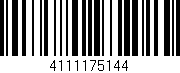 Código de barras (EAN, GTIN, SKU, ISBN): '4111175144'