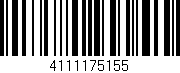 Código de barras (EAN, GTIN, SKU, ISBN): '4111175155'
