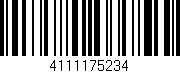 Código de barras (EAN, GTIN, SKU, ISBN): '4111175234'